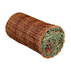 Trixie Pure Nature Weidentunnel mit Heu – 20 x 38 cm
