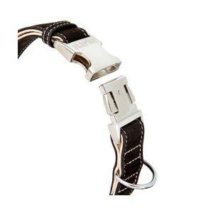 Karlie Buffalo Ultra Halsband - Schwarz/Hellbeige - 25 mm / 45-65 cm – Bild 5