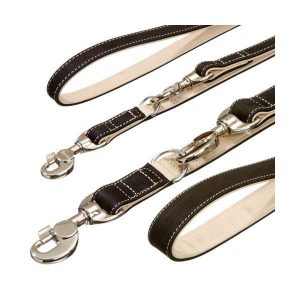 Karlie Buffalo Ultra Führleine - Schwarz/Hellbeige - 15 mm / 200 cm – Bild 3