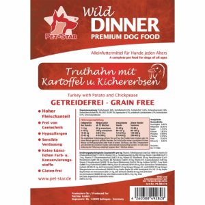 Wild Dinner Truthahn - Getreidefrei - 500 g – Bild 4
