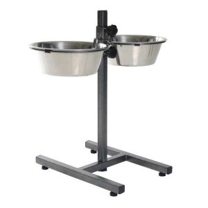 Trixie Hundebar mit Edelstahlnäpfen - 2 x 4,5 l – Bild 3