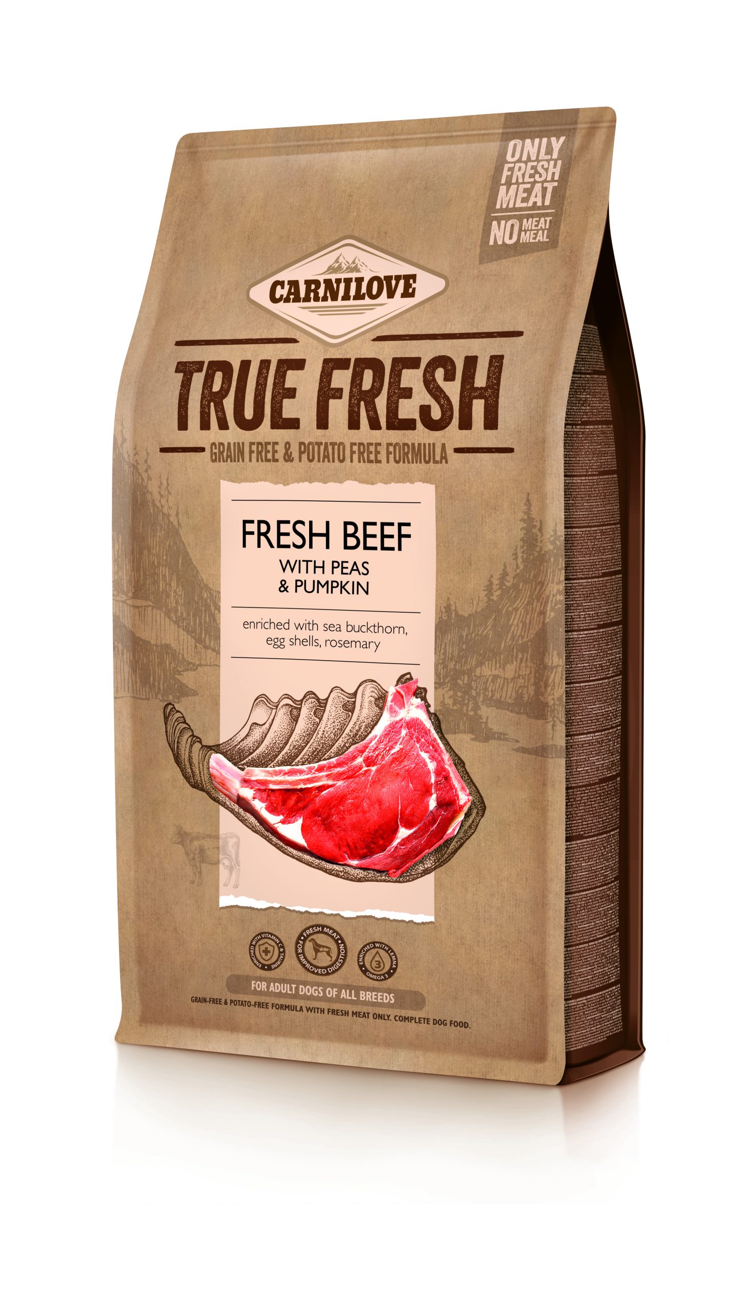 8595602546046 Carnilove TrueFresh BEEF 4kg Print Scaled