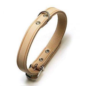 Karlie RONDO Halsband genietet – Natur – 20 mm, 57 cm