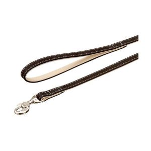 Karlie Buffalo Ultra Leine – Schwarz/Hellbeige – 15 mm / 100 cm