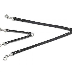 Karlie RONDO Koppel – Schwarz – 18 mm, 30 cm