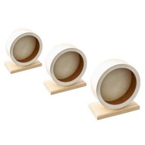 Karlie Flamingo Holz-Laufrad BOGIE WHEEL Kork – 19 cm