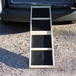 Easy-Hopper Hunderampe Standard Natur mit Feinriefengummimatte