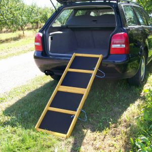 Easy-Hopper Hunderampe Komfort imprägniert mit Feinriefengummimatte