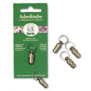 Karlie Adresstube – Silberfarben, Klein