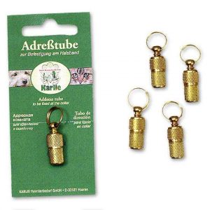 Karlie Adresstube – Goldfarben – Groß