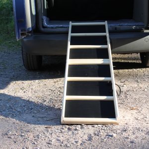 Easy-Hopper Hunderampe Komfort Natur mit Feinriefengummimatte