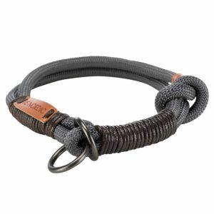 Trixie BE NORDIC Zug-Stopp-Halsband – dunkelgrau – 40 cm
