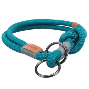 Trixie BE NORDIC Zug-Stopp-Halsband – petrol – 50 cm