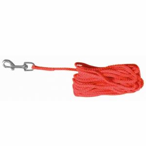 Trixie Schleppleine aus Nylon – rot, 15 m