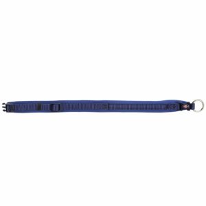 Trixie Premium Halsband, extra breite Neopren Polsterung – indigo/royalblau – 56-62 cm/25 mm