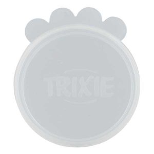Trixie Dosendeckel aus Silikon – transparent – 7,6 cm