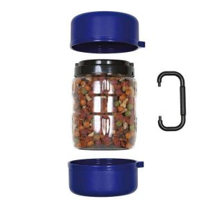 Trixie Reise-Set aus 2 Näpfen und Futterbehälter