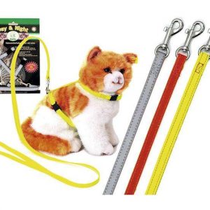 Karlie Katzengeschirr und Leine REFLEX – Silber