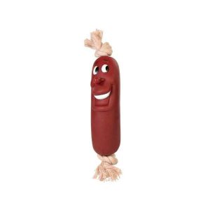 Trixie Vinyl-Würstchen am Tau – 12 cm