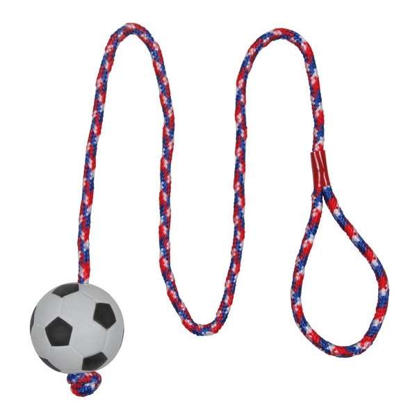 Trixie Moosgummiball am Seil - 6 cm / 1 m 3307 Trxi