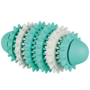 Trixie Denta Fun Rugbyball zweifarbig – 15 cm