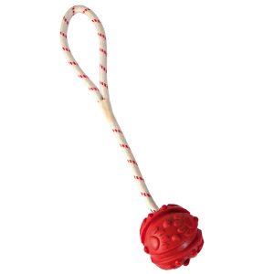 Trixie Naturgummiball am Band, schwimmend – 7 cm