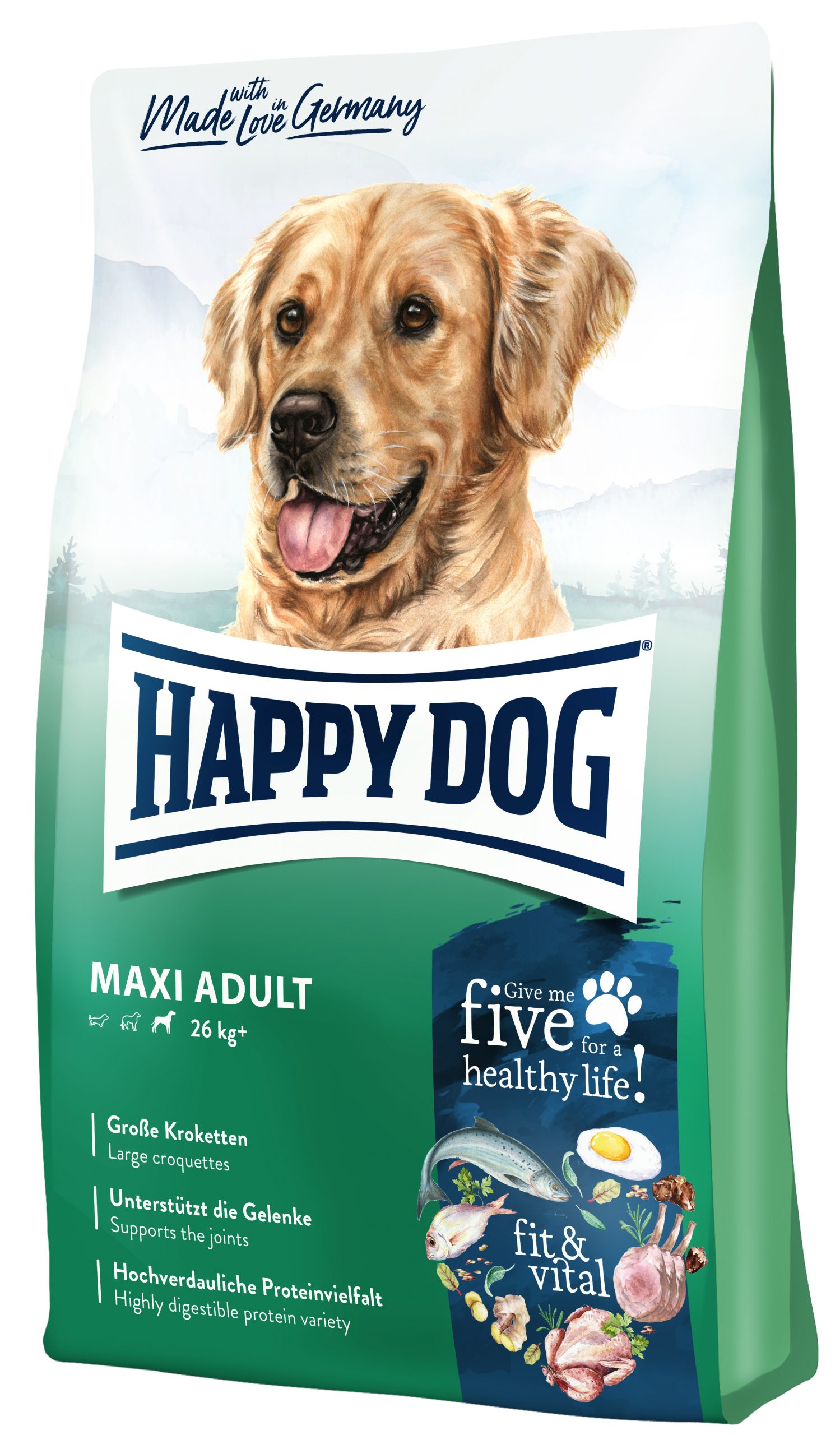 HappyDog Fit+Vital Maxi Adult 14kg 4001967135299 fit vital maxiadult revo.jpg
