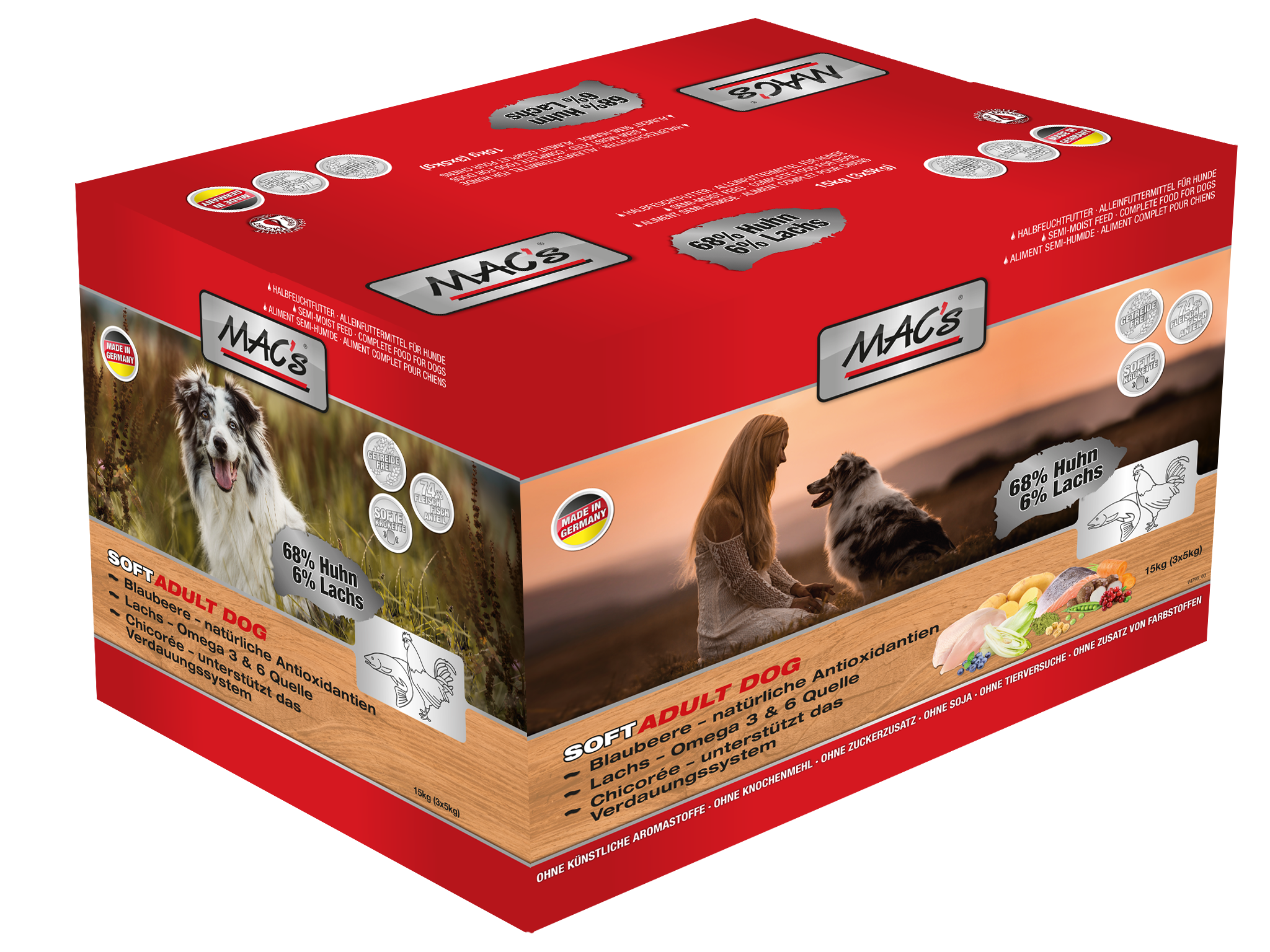 4027245902100_Soft_Huhn_Karton_deutsch.png Macs Soft Huhn+Lachs 3x5kg