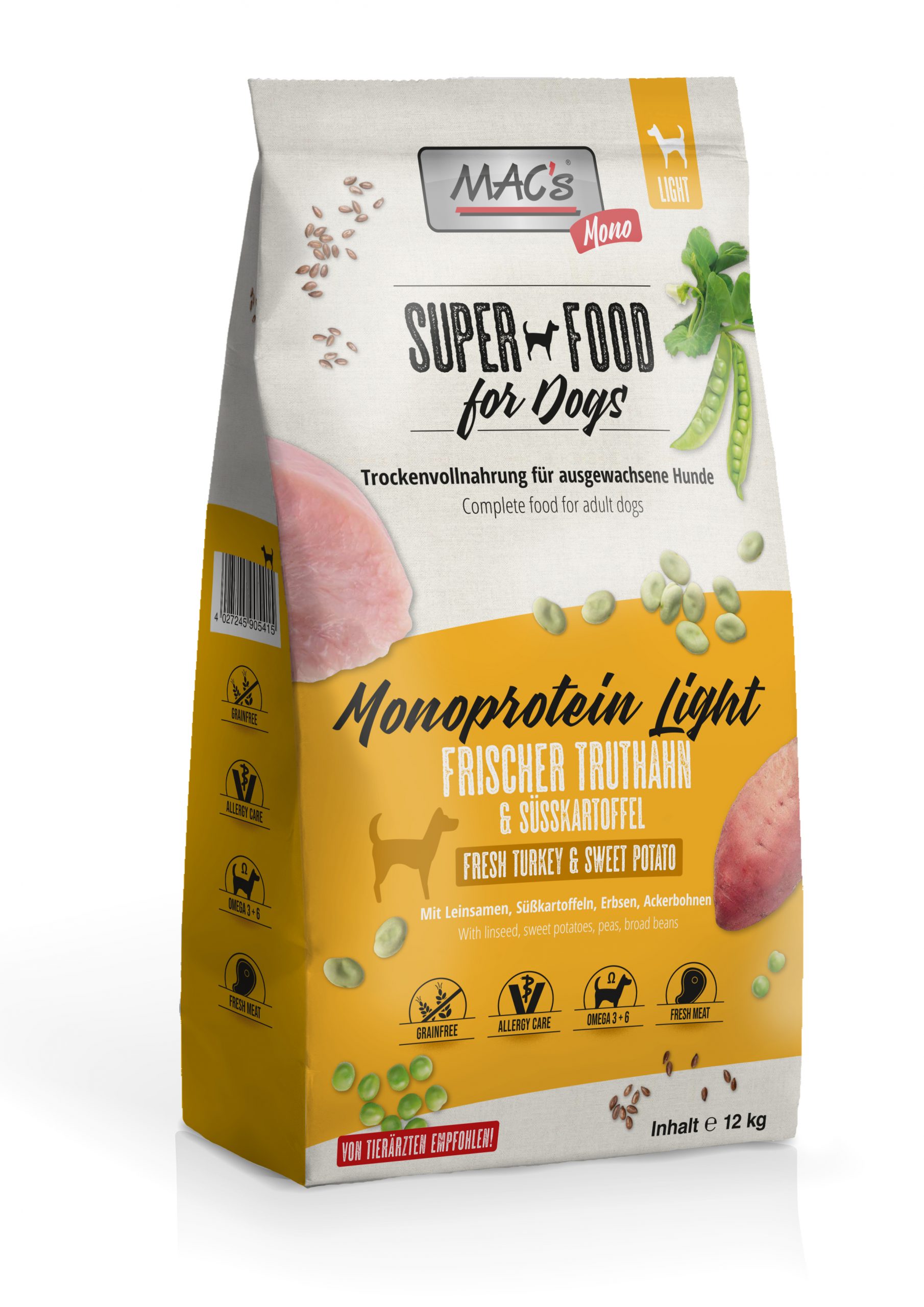 MAC's DOG Mono Senior / Light 12 kg 4027245905415 mono light 12000g.jpg