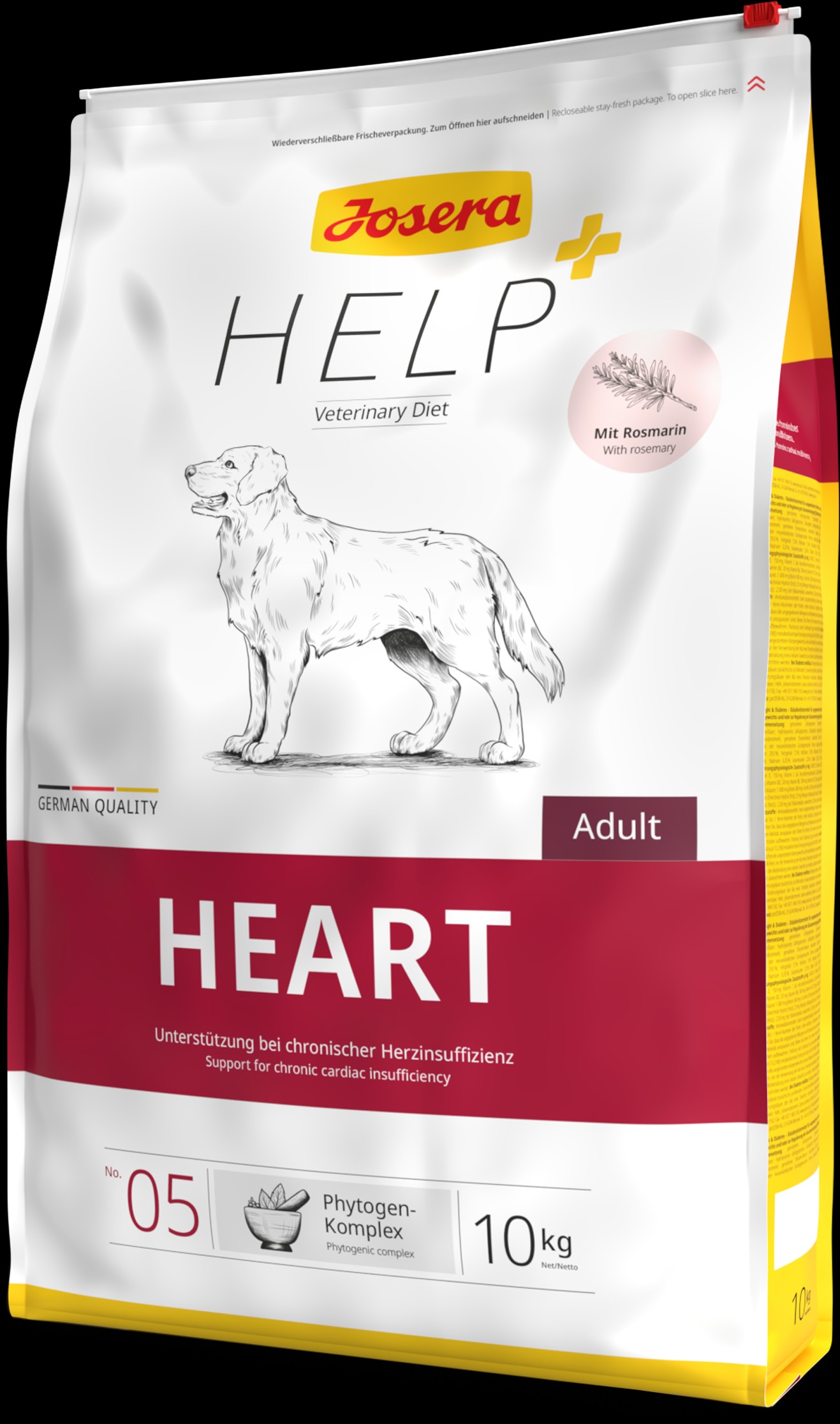 Josera Vet Heart 10kg 4032254768227 hund josera help heart 10kg seitlich.jpg