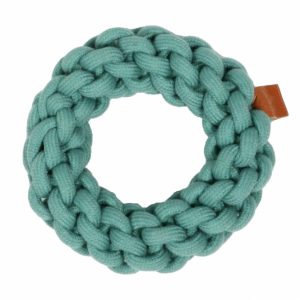 D&D Baumwollring Ben – blau – 19 x 19 x 5cm
