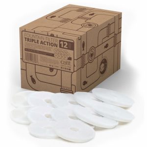 CATIT 2.0 Dreifachwirkender Trinkbrunnenfilter – 12 Stück