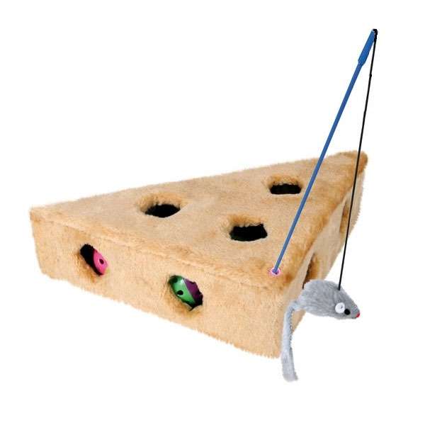 Trixie Cats Cheese mit Spielangel + Bällen 4505 Trxi