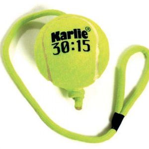 Karlie Tennisball mit Seil – 8 cm