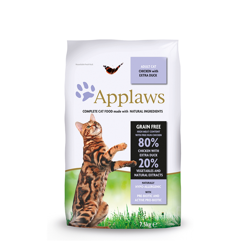 Applaws Cat Trockenfutter Huhn & Ente 7,5kg 5060333435653.png