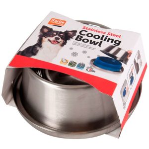 Karlie Flamingo Edelstahl Kühlnapf – 820 ml