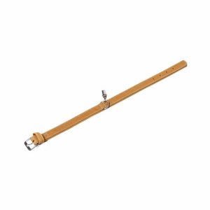 Karlie Halsband Buffalo aus Kalbsleder – Hellbraun – 65 cm/40 mm
