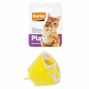 Karlie Flamingo Katzenspielzeug Food Textil – Limone