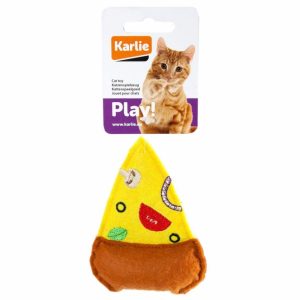 Karlie Flamingo Katzenspielzeug Food Textil – Pizza