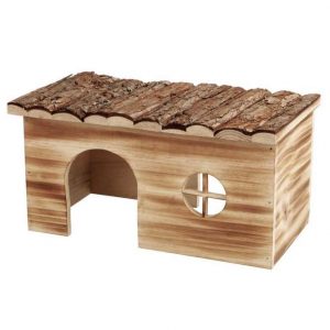 Trixie Holzhaus Grete, geflammt mit 2 Eingängen – Klein