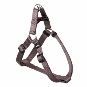 Karlie ASP Step&Go Geschirr – Braun – 20 mm, 53-77 cm