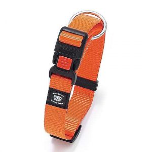 Karlie ASP Halsband verstellbar – Orange – 25 mm, 45-65 cm