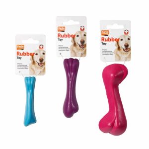 Karlie Flamingo Vollgummi-Knochen – 14 cm