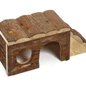 Karlie Naturholzhaus mit Leiter – Klein