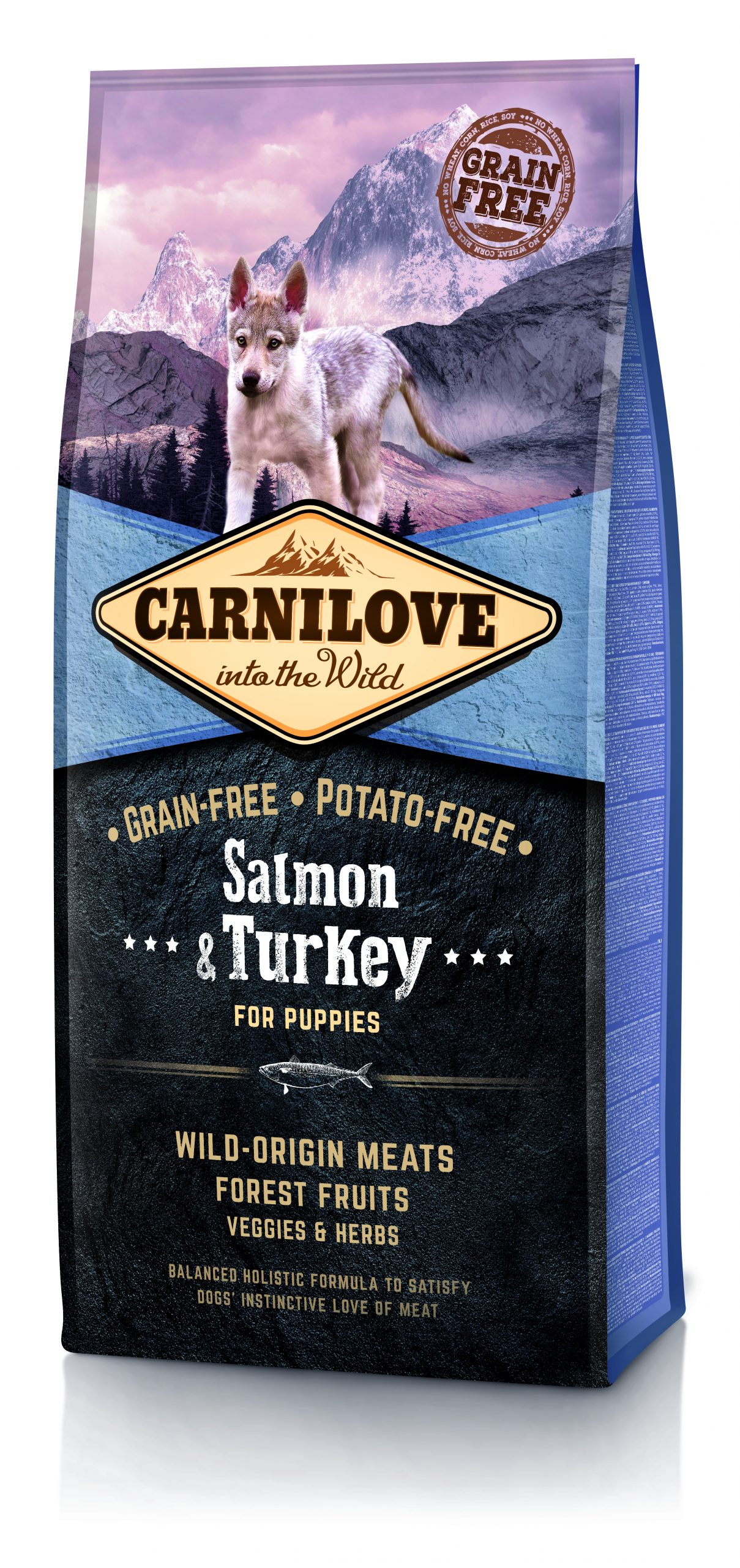 Carnilove Puppy Salmon+T. 12kg 8595602508822 carnilove dog puppy 12kg.jpg