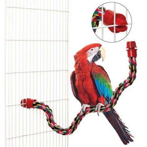 Karlie Biegsame Baumwollsitzstange BIRD BAR – 37 cm
