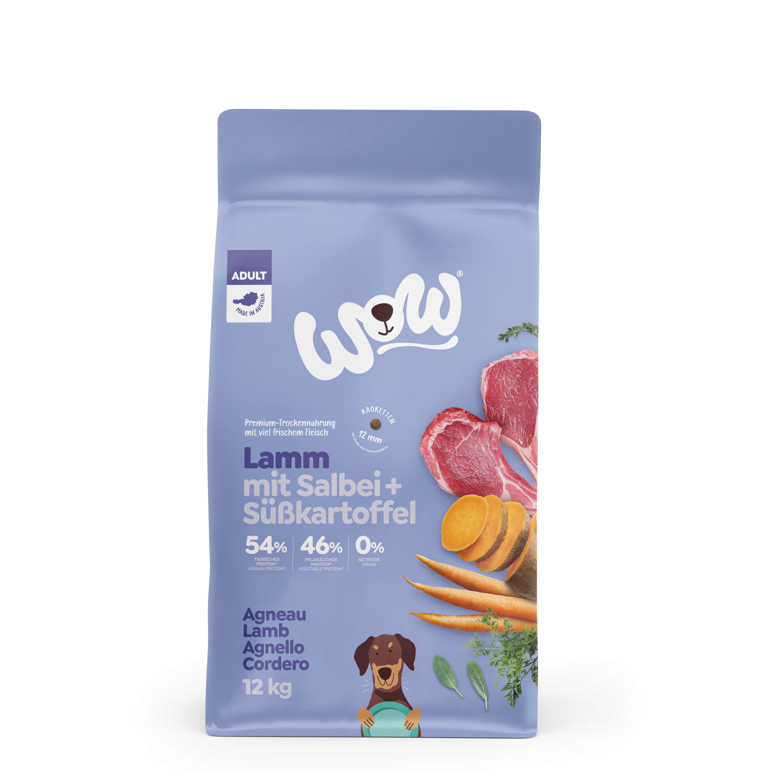 WOW Lamm 12kg wow trockenfutter lamm 12kg 9120063684533.png