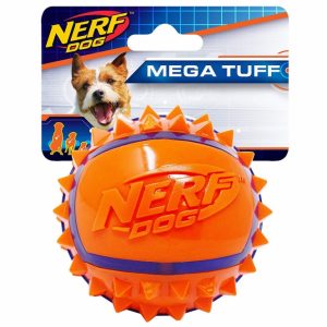NERF DOG Mega Tuff TPR Spike Ball – 9 cm