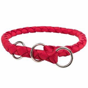 Trixie Cavo Zug-Stopp-Halsband – rot – 30-36 cm/ø 12 mm