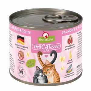 GranataPet Delicatessen Dose Lachs & Meeresfrüchte – 200 g